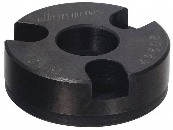 Jergens - Ball Lock System Compatible, Bolt-In Recessed Modular Fixturing Receiver Bushing - 25mm ID x 2-1/16" OD, 0.799" Overall Height - Industrial Tool & Supply