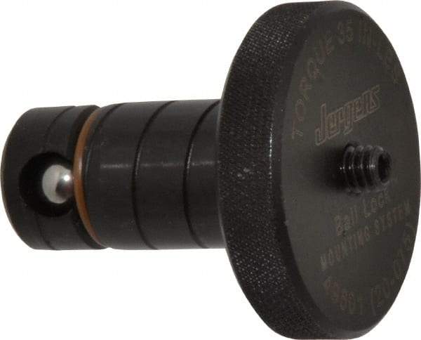 Jergens - 20mm Diam Ball Lock Modular Fixturing Shank - 1.53" Shank Length, 1-3/4" Head Diam, Compatible with 3/4" Thick Plate, 3,000 Lb Max Holding Force, 1/8 Key Size, Steel - Industrial Tool & Supply