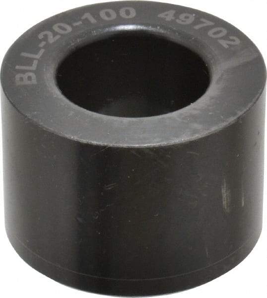 Jergens - 1.3772" OD, 1" Plate Thickness, Primary Ball Lock, Modular Fixturing Liner - 20mm ID, -0.0004, 0.0000" Tolerance - Industrial Tool & Supply