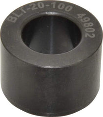 Jergens - 1.3772" OD, 1" Plate Thickness, Secondary Ball Lock, Modular Fixturing Liner - 20mm ID, -0.0004, 0.0000" Tolerance - Industrial Tool & Supply