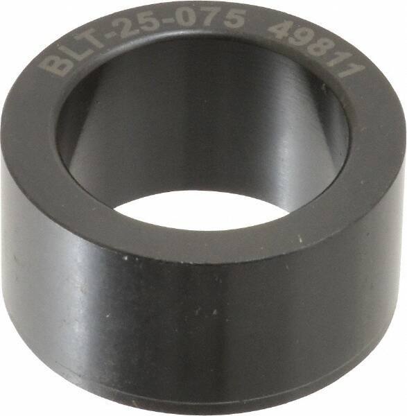 Jergens - 1.3772" OD, 3/4" Plate Thickness, Secondary Ball Lock, Modular Fixturing Liner - 25mm ID, -0.0004, 0.0000" Tolerance - Industrial Tool & Supply