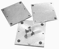 Jergens - 7 Piece Ball Lock Compatible Component Kit - 10" Plate Length, 15" Plate Width, 3/4" Plate Thickness - Industrial Tool & Supply