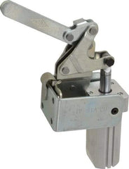 De-Sta-Co - 700 Lb Inner Hold Capacity, Vert Mount, Air Power Hold-Down Toggle Clamp - 1/8 NPT Port, 145 Max psi, 88° Bar Opening, 99.31mm Height Under Bar - Industrial Tool & Supply