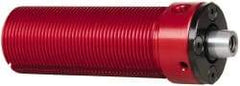 De-Sta-Co - 25 Lb Clamping Force, Left Hand Swing, 21.59mm Total Stroke, Single-Acting Pneumatic Swing Clamp - 10-32 Port, 72.9mm Body Length x 31.8mm Body Width, 4.1 cm3 (Clamp), 130 Max psi - Industrial Tool & Supply