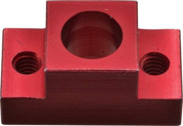De-Sta-Co - 0.37 to 3/4" High, 1/4-20 Port, Aluminum, Blank, Swing Clamp Arm - 1-1/2" OAL to 3/4" Overall Width - Industrial Tool & Supply