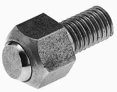 De-Sta-Co - M8 Thread, Swivel Thrust Pad - 7° Pivot Angle, For Use with Variable Stroke Straight-Line Action - Industrial Tool & Supply