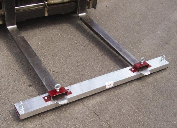 Shields Magnetics - 48" Long Fork Lift Magnetic Sweeper - 5" Wide x 2" High - Industrial Tool & Supply