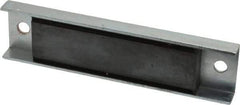 Eclipse - 45 Max Pull Force Lb, 5-1/2" Long x 1-3/8" Wide x 1/2" Thick, Rectangular Channel, Ceramic Fixture Magnet - 212°F Max Operating Temp, 0.01" Mounting Hole Diam, Stainless Steel Housing - Industrial Tool & Supply