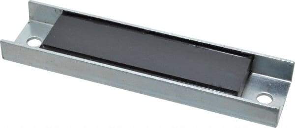Eclipse - 49 Max Pull Force Lb, 5-1/2" Long x 1-3/8" Wide x 9/16" Thick, Rectangular Channel, Ceramic Fixture Magnet - 212°F Max Operating Temp, 0.01" Mounting Hole Diam, Stainless Steel Housing - Industrial Tool & Supply
