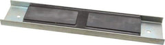 Eclipse - 60 Max Pull Force Lb, 12" Long x 2-1/2" Wide x 5/8" Thick, Rectangular Channel, Ceramic Fixture Magnet - 212°F Max Operating Temp, 0.01" Mounting Hole Diam, Stainless Steel Housing - Industrial Tool & Supply