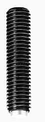 J.W. Winco - M12x1.75 Metric Coarse, 40mm Length of Thread, Soft Tip Point Set Screw - Grade 5.8 Steel, 6mm Key - Industrial Tool & Supply