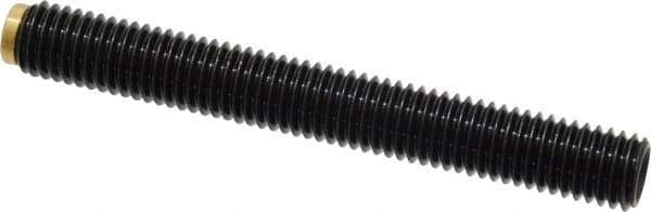J.W. Winco - M10x1.50 Metric Coarse, 80mm Length of Thread, Soft Tip Point Set Screw - Grade 5.8 Steel, 5mm Key - Industrial Tool & Supply