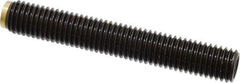 J.W. Winco - M12x1.75 Metric Coarse, 80mm Length of Thread, Soft Tip Point Set Screw - Grade 5.8 Steel, 6mm Key - Industrial Tool & Supply