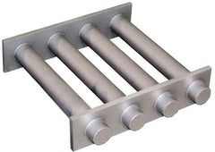 Mag-Mate - 10 Inch Long Square Grate Separator - Ceramic Magnet, Diverter, 5 Tubes - Industrial Tool & Supply