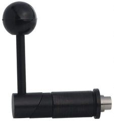 TE-CO - Tapered Cam Action Indexing Plunger - 1.1265" Body Diam, 1-1/2" Body Length, 3-1/2" Handle Length, 3/8" Plunger Projection - Industrial Tool & Supply