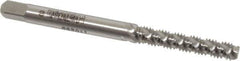 Heli-Coil - #6-32 UNC, 3 Flute, Bottoming Chamfer, Bright Finish, High Speed Steel Spiral Flute STI Tap - Right Hand Flute, 2-3/8" OAL, 0.194" Shank Diam, 7/8" Thread Length, 3B Class of Fit - Exact Industrial Supply