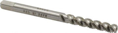 Heli-Coil - #6-40 UNF, 3 Flute, Bottoming Chamfer, Bright Finish, High Speed Steel Spiral Flute STI Tap - Right Hand Flute, 2-1/8" OAL, 0.168" Shank Diam, 3/4" Thread Length, 3B Class of Fit - Exact Industrial Supply