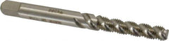 Heli-Coil - #8-36 UNF, 3 Flute, Bottoming Chamfer, Bright Finish, High Speed Steel Spiral Flute STI Tap - Right Hand Flute, 2-3/8" OAL, 0.22" Shank Diam, 15/16" Thread Length, 3B Class of Fit - Exact Industrial Supply