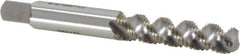 Heli-Coil - 1/4-28 UNF, 3 Flute, Bottoming Chamfer, Bright Finish, High Speed Steel Spiral Flute STI Tap - Right Hand Flute, 2-23/32" OAL, 0.318" Shank Diam, 1-1/8" Thread Length, 3B Class of Fit - Exact Industrial Supply