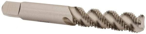 Heli-Coil - 5/16-24 UNF, 3 Flute, Bottoming Chamfer, Bright Finish, High Speed Steel Spiral Flute STI Tap - Right Hand Flute, 2-15/16" OAL, 0.381" Shank Diam, 1-1/4" Thread Length, 3B Class of Fit - Exact Industrial Supply