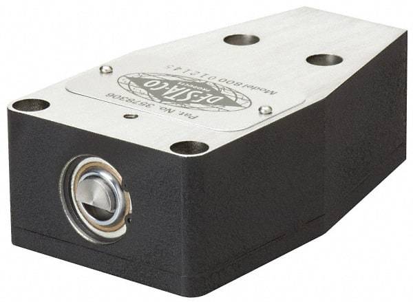 De-Sta-Co - 1,600 Lb Holding Capacity, 0.252" Max Opening Capacity, 4.83 bar Clamping Pressure, Air Hold Down Clamp - 1" Arm Length, 6" Clamp Length, 3" Clamp Width, 2-1/4" Clamp Height, Mounting Holes - Industrial Tool & Supply