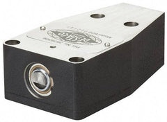 De-Sta-Co - 1,200 Lb Holding Capacity, 0.378" Max Opening Capacity, 4.83 bar Clamping Pressure, Air Hold Down Clamp - 1" Arm Length, 6" Clamp Length, 3" Clamp Width, 2-1/4" Clamp Height, Mounting Holes - Industrial Tool & Supply