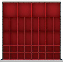 LISTA - 36-Compartment Drawer Divider Layout for 2.17" High Drawers - Industrial Tool & Supply