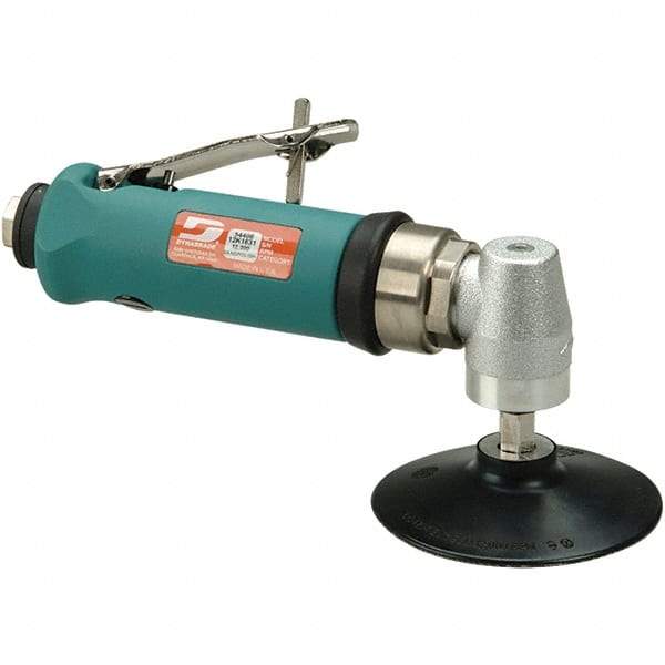 Dynabrade - 4" Max Disc, 12,000 RPM, Pneumatic Handheld Disc Sander - 39 CFM, 1/4" Inlet, 0.7 hp, 90 psi - Industrial Tool & Supply