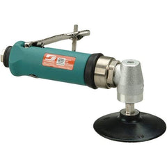 Dynabrade - 4" Max Disc, 12,000 RPM, Pneumatic Handheld Disc Sander - 39 CFM, 1/4" Inlet, 0.7 hp, 90 psi - Industrial Tool & Supply