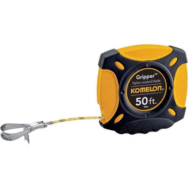 Komelon - 50' x 3/8" Yellow Blade Tape Measure - Industrial Tool & Supply