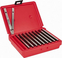 SPI - 20 Piece, 6 Inch Long x 1/8 Inch Thick, Thin Parallel Set - 1-5/8 Inch High, 52-58 RC Hardness - Industrial Tool & Supply