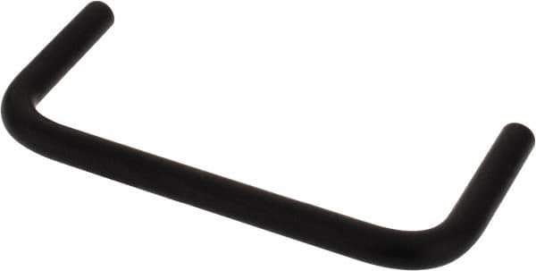 Electro Hardware - 4-40 Internal Thread, 5/32" Handle Diam, Black Anodized Aluminum Drawer Pull - 2" Center to Center - Industrial Tool & Supply