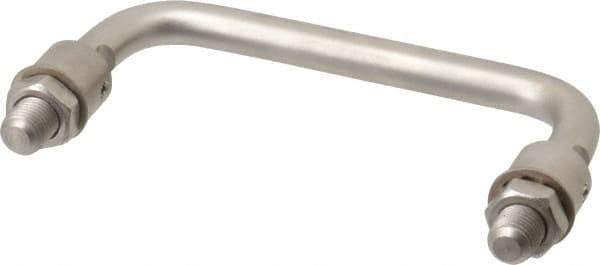 Electro Hardware - 4" Center to Center, Passivated Stainless Steel Pull Handle - 1.85" High - Industrial Tool & Supply