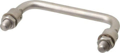 Electro Hardware - 4" Center to Center, Passivated Stainless Steel Pull Handle - 1.85" High - Industrial Tool & Supply