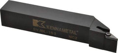 Kennametal - SVJB, Left Hand Cut, 3° Lead Angle, 1" Shank Height x 1" Shank Width, Neutral Rake Indexable Turning Toolholder - 6" OAL, VB..33. Insert Compatibility, Series Screw-On - Industrial Tool & Supply