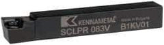 Kennametal - SCLP, Right Hand Cut, 5° Lead Angle, 1/2" Shank Height x 1/2" Shank Width, Positive Rake Indexable Turning Toolholder - 3-1/2" OAL, CP..32.5. Insert Compatibility, Series Screw-On - Industrial Tool & Supply