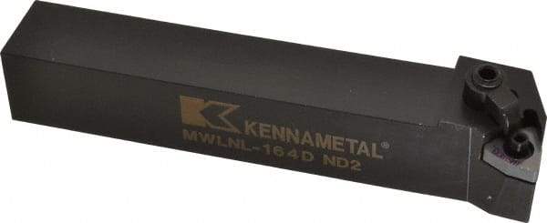 Kennametal - MWLN, Left Hand Cut, 5° Lead Angle, 1" Shank Height x 1" Shank Width, Negative Rake Indexable Turning Toolholder - 6" OAL, WN..43. Insert Compatibility, Series Kenloc - Industrial Tool & Supply