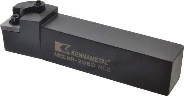 Kennametal - MCLN, Right Hand Cut, 5° Lead Angle, 1-1/4" Shank Height x 1-1/4" Shank Width, Negative Rake Indexable Turning Toolholder - 6" OAL, CN..64. Insert Compatibility, Series Kenloc - Industrial Tool & Supply
