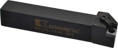 Kennametal - MCLN, Left Hand Cut, 5° Lead Angle, 1" Shank Height x 1" Shank Width, Negative Rake Indexable Turning Toolholder - 6" OAL, CN..43. Insert Compatibility, Series Kenloc - Industrial Tool & Supply