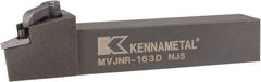 Kennametal - MVJN, Right Hand Cut, 3° Lead Angle, 1" Shank Height x 1" Shank Width, Negative Rake Indexable Turning Toolholder - 6" OAL, VN..33. Insert Compatibility, Series Kenloc - Industrial Tool & Supply