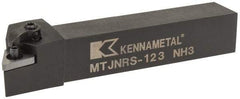Kennametal - MTJN, Right Hand Cut, 3° Lead Angle, 3/4" Shank Height x 3/4" Shank Width, Negative Rake Indexable Turning Toolholder - 4-1/2" OAL, TN..33. Insert Compatibility, Series Kenloc - Industrial Tool & Supply