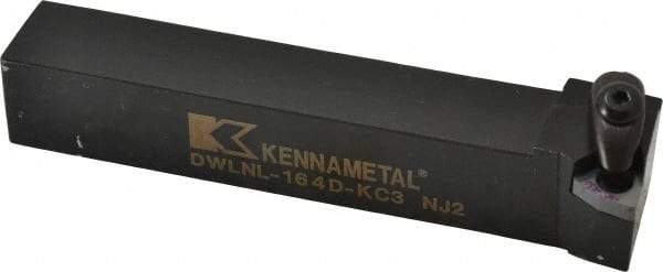 Kennametal - DWLN, Left Hand Cut, 5° Lead Angle, 1" Shank Height x 1" Shank Width, Negative Rake Indexable Turning Toolholder - 6" OAL, WN..43. Insert Compatibility, Series Kenclamp - Industrial Tool & Supply