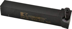 Kennametal - DWLN, Left Hand Cut, 5° Lead Angle, 1" Shank Height x 1" Shank Width, Negative Rake Indexable Turning Toolholder - 6" OAL, WN..43. Insert Compatibility, Series Kenclamp - Industrial Tool & Supply