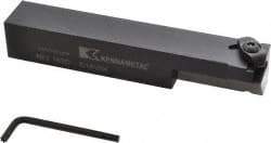 Kennametal - External Thread, Left Hand Cut, 25.4mm Shank Width x 25.4mm Shank Height Indexable Threading Toolholder - 152.4mm OAL, N.3R Insert Compatibility, NE Toolholder, Series Top Notch - Industrial Tool & Supply