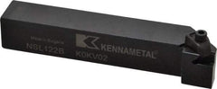 Kennametal - External Thread, Left Hand Cut, 19.05mm Shank Width x 19.05mm Shank Height Indexable Threading Toolholder - 114.3mm OAL, N.2L Insert Compatibility, NS Toolholder, Series Top Notch - Industrial Tool & Supply