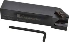 Kennametal - External Thread, Left Hand Cut, 25.4mm Shank Width x 25.4mm Shank Height Indexable Threading Toolholder - 127mm OAL, N.4L Insert Compatibility, NS Toolholder, Series Top Notch - Industrial Tool & Supply