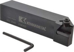 Kennametal - External Thread, Left Hand Cut, 31.75mm Shank Width x 31.75mm Shank Height Indexable Threading Toolholder - 152.4mm OAL, N.4L Insert Compatibility, NS Toolholder, Series Top Notch - Industrial Tool & Supply