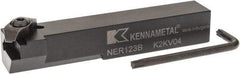 Kennametal - External Thread, Right Hand Cut, 19.05mm Shank Width x 19.05mm Shank Height Indexable Threading Toolholder - 114.3mm OAL, N.3L Insert Compatibility, NE Toolholder, Series Top Notch - Industrial Tool & Supply
