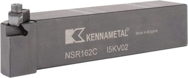 Kennametal - External Thread, Right Hand Cut, 25.4mm Shank Width x 25.4mm Shank Height Indexable Threading Toolholder - 127mm OAL, N.2R Insert Compatibility, NS Toolholder, Series Top Notch - Industrial Tool & Supply