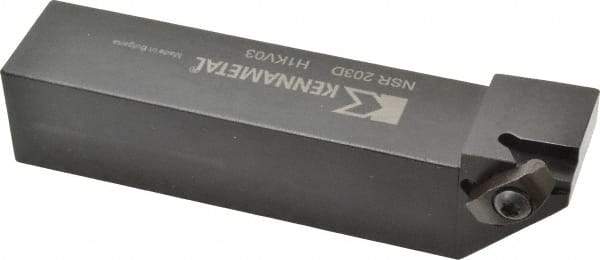 Kennametal - External Thread, Right Hand Cut, 31.75mm Shank Width x 31.75mm Shank Height Indexable Threading Toolholder - 152.4mm OAL, N.3R Insert Compatibility, NS Toolholder, Series Top Notch - Industrial Tool & Supply